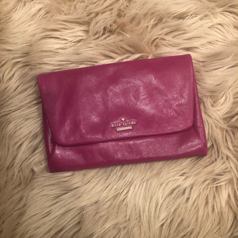 Kate spade Leather clutch